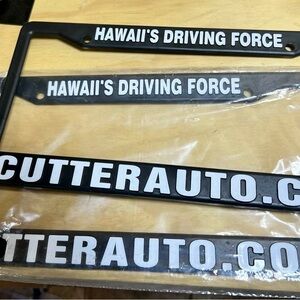 🏝️ 2 Hawaii license plate frames NIP car mazda Chrysler dodge jeep ram GMC lot